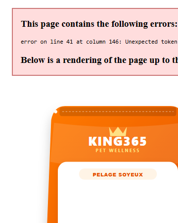Peau & Pelage King365